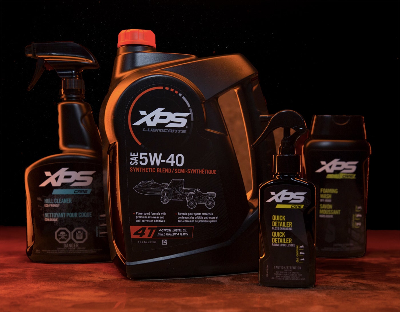 XPS Lubricants and Care products line-up